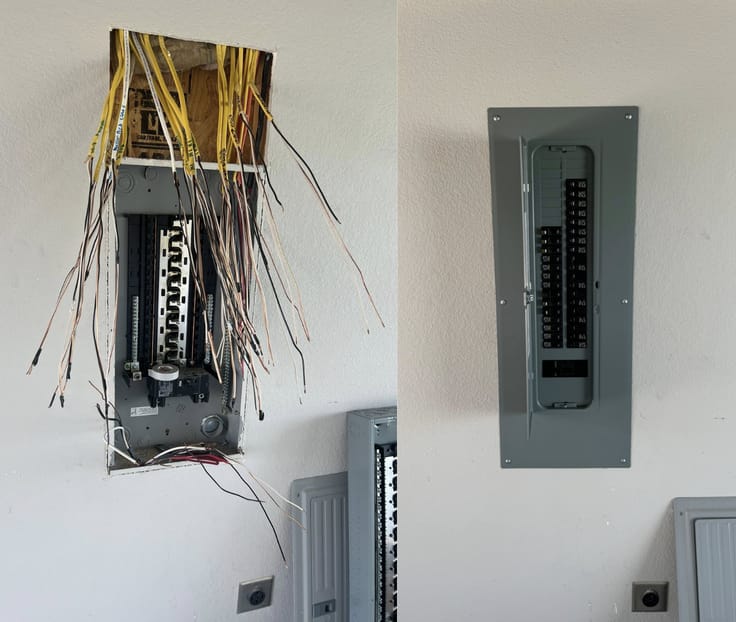 Tower Electric panel work